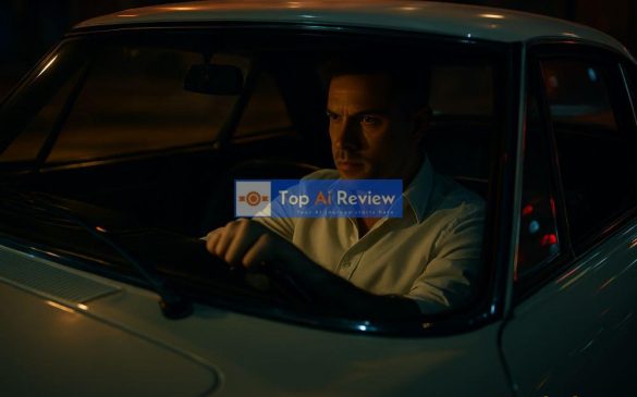 realistic cinematic prompt man mercedes